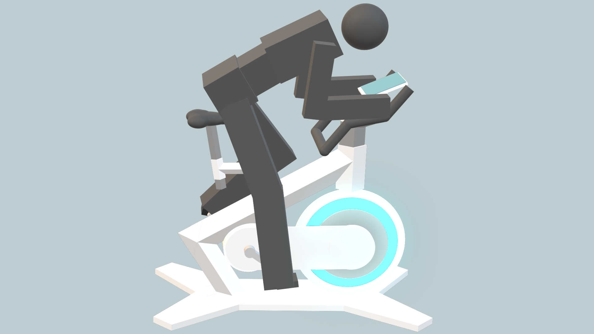 ジムのバイクのイラスト